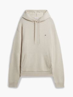 TH Original Wool Blend Knit Lounge Hoody — Beige 1