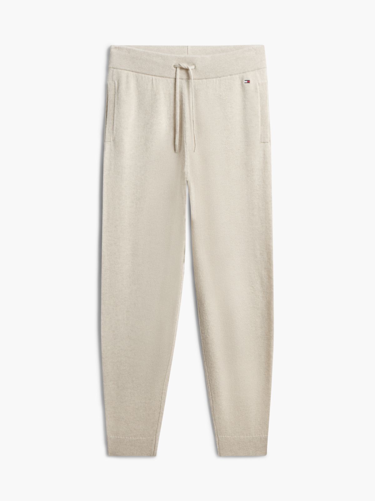 TH Original Wool Blend Knit Lounge Joggers — Beige