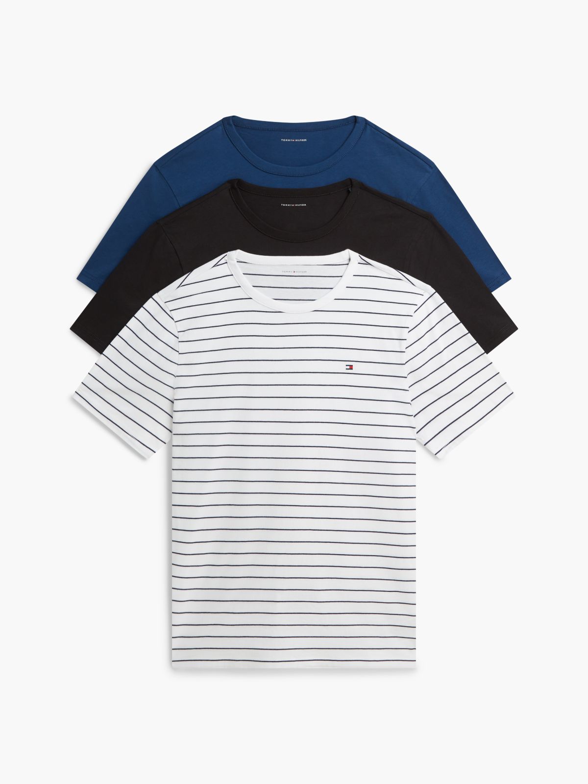 3-Pack Signature Jersey Lounge T-Shirts — Gold