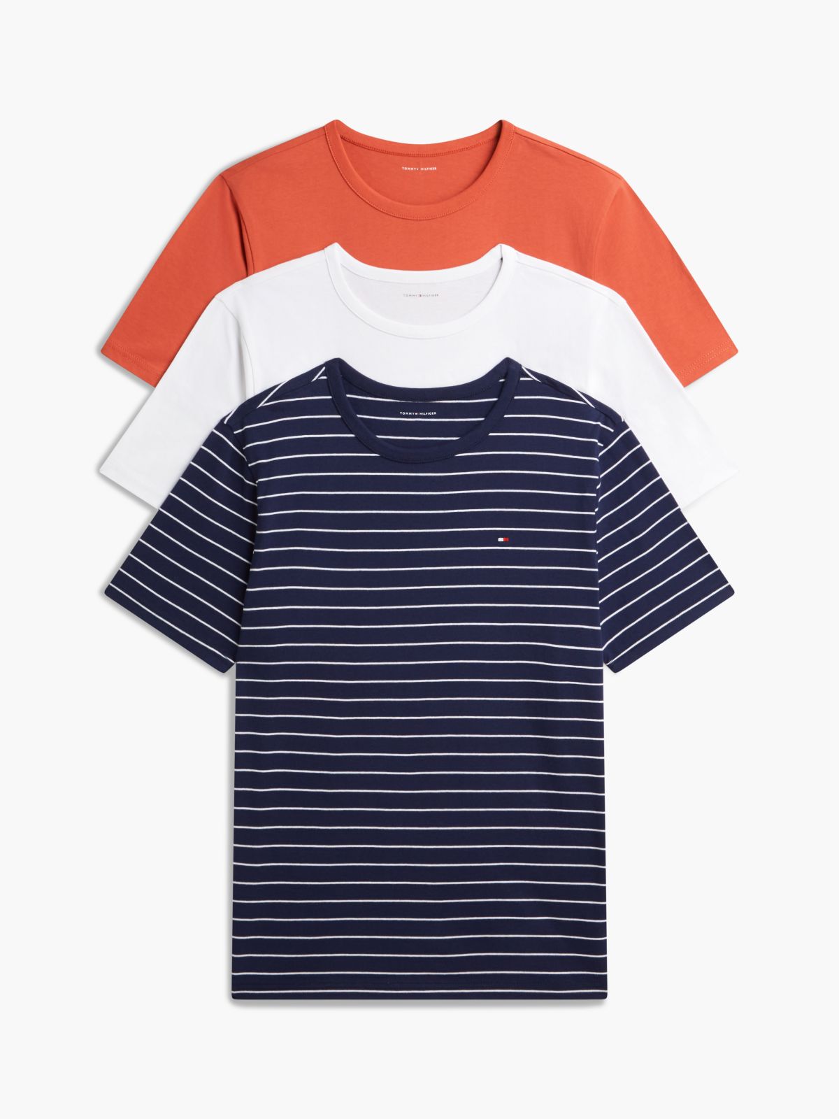 3-Pack Signature Jersey Lounge T-Shirts — Grey