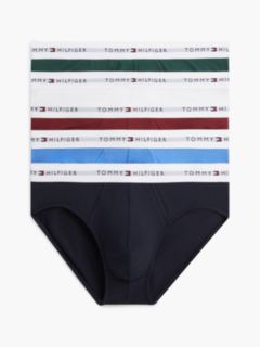 5-Pack Signature Repeat Logo Waistband Briefs — Beige 1