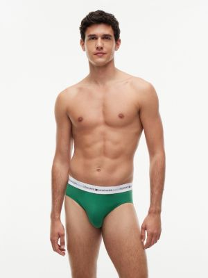 red 5-pack signature repeat logo waistband briefs for men tommy hilfiger