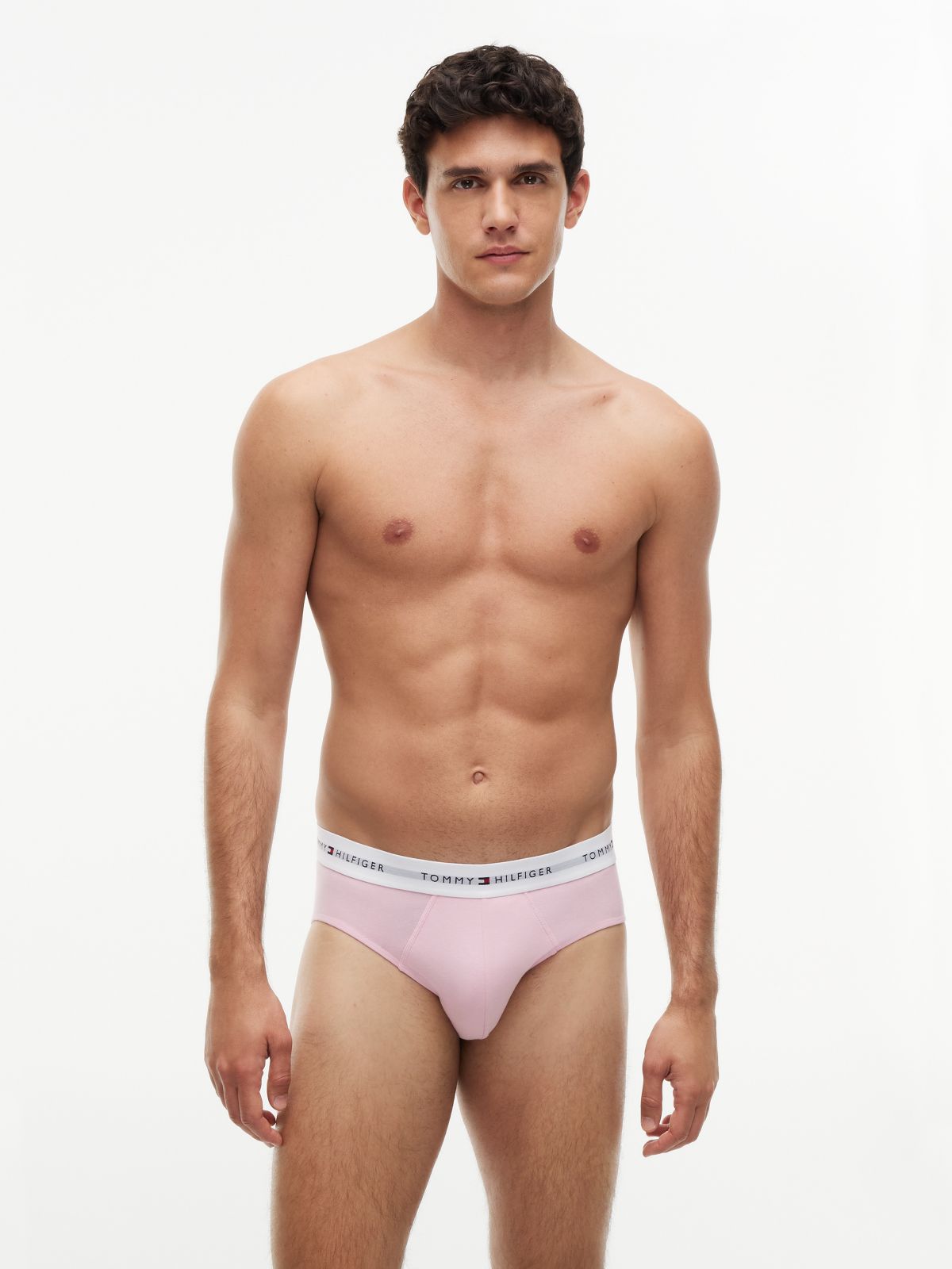 5-Pack Signature Repeat Logo Waistband Briefs — Red