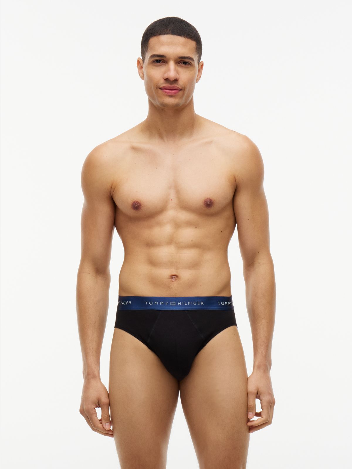 3-Pack Signature Logo Metallic Waistband Briefs — Multi