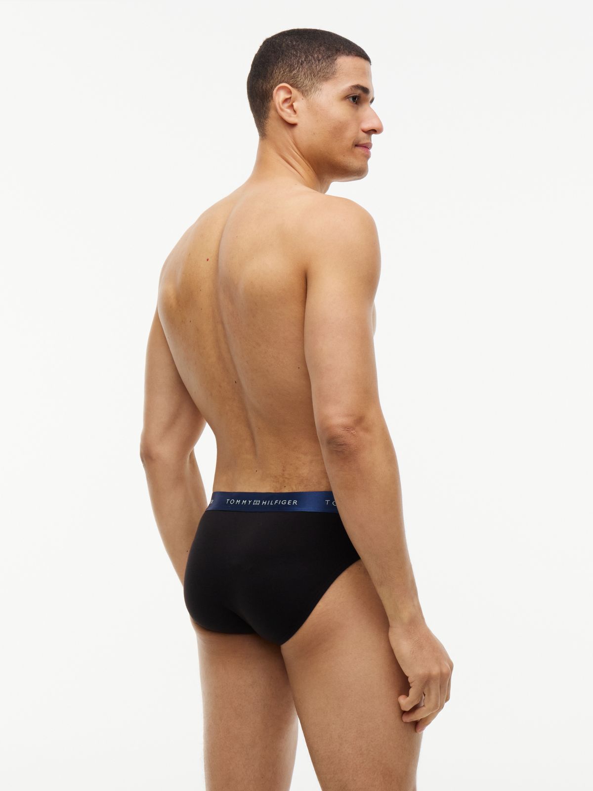 3-Pack Signature Logo Metallic Waistband Briefs — Multi