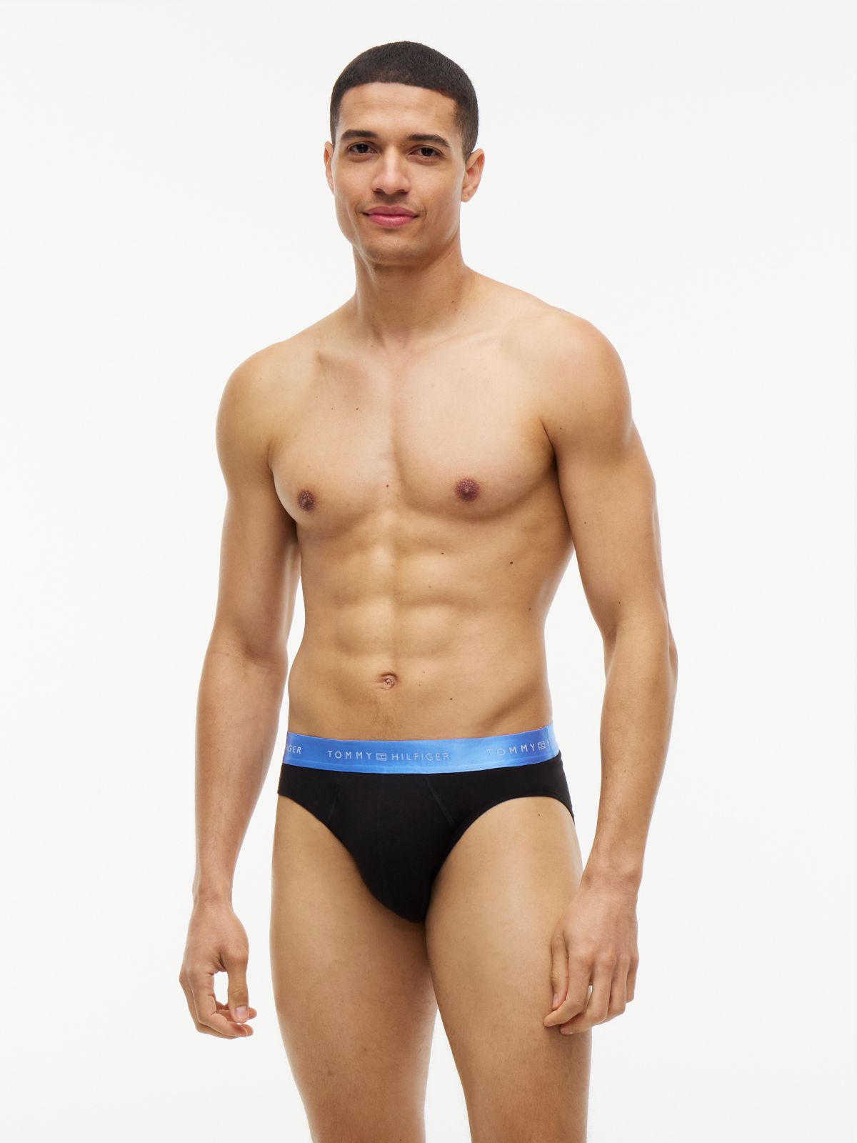3-Pack Signature Logo Metallic Waistband Briefs — Multi