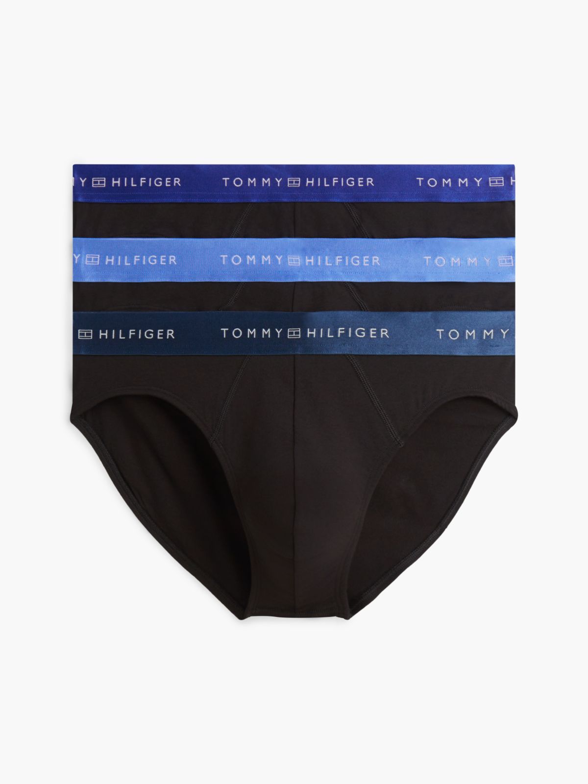 3-Pack Signature Logo Metallic Waistband Briefs — Multi