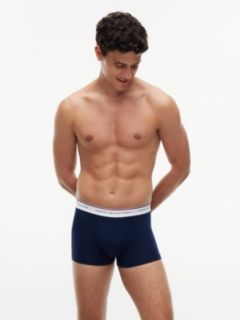 3-Pack Global Stripe Logo Waistband Trunks — Green 6