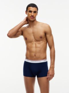 3-Pack Global Stripe Logo Waistband Trunks — Gold 2