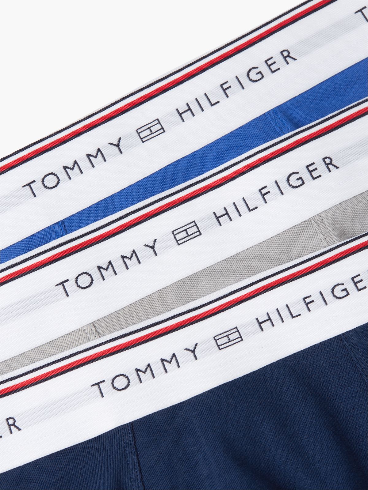 3-Pack Global Stripe Logo Waistband Trunks — Gold