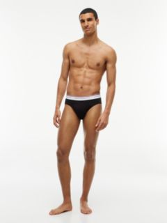 3-Pack Global Stripe Logo Waistband Briefs — Multi 3