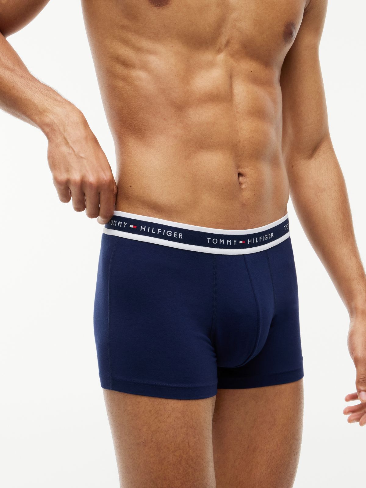 3-Pack Signature Logo Waistband Trunks — Multi