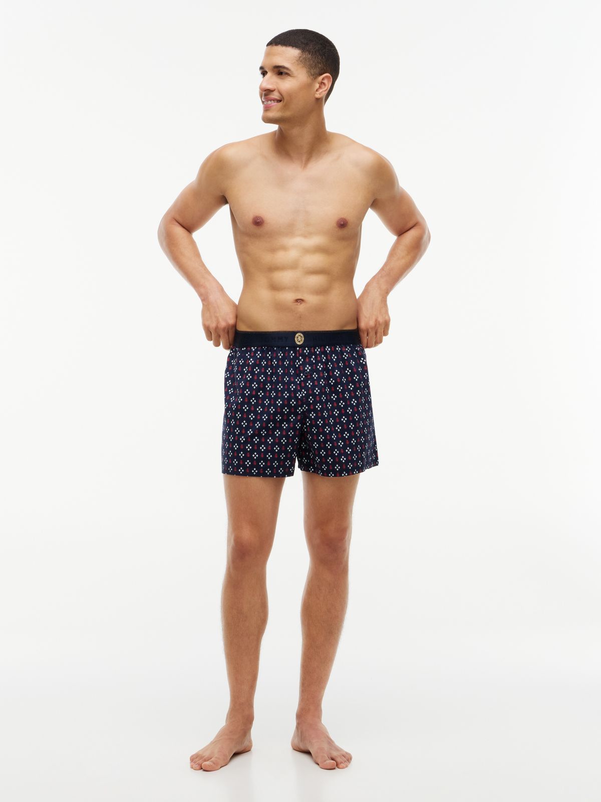3-Pack TH Crest Woven Boxer Shorts — Blue