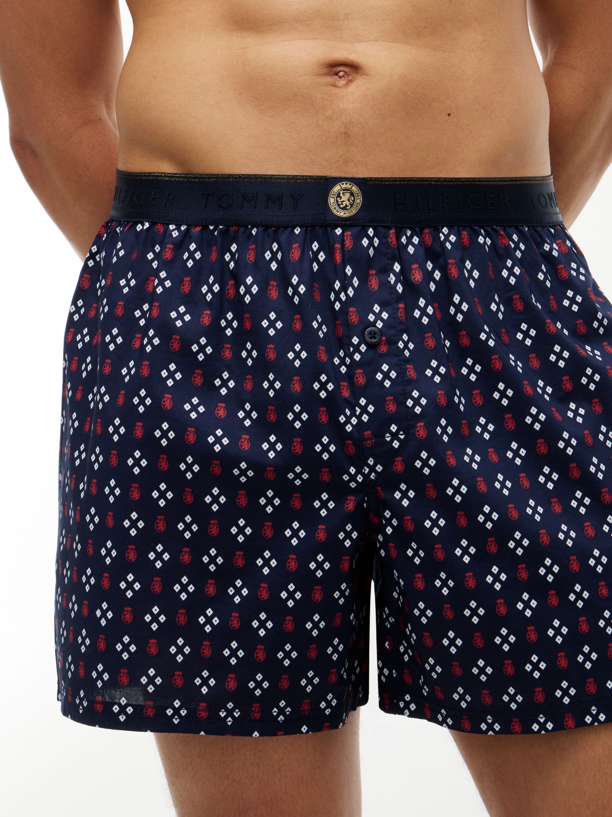 3-Pack TH Crest Woven Boxer Shorts — Blue