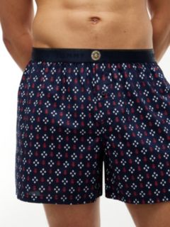 3-Pack TH Crest Woven Boxer Shorts — Blue 4