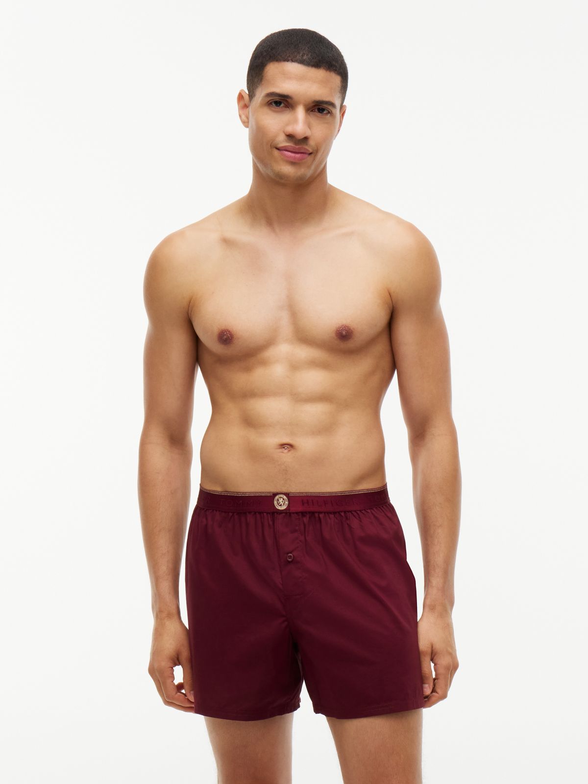 3-Pack TH Crest Woven Boxer Shorts — Blue