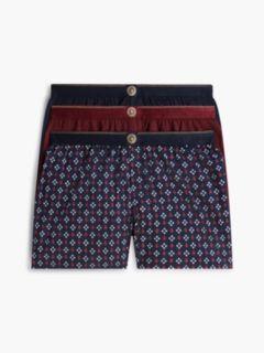 3-Pack TH Crest Woven Boxer Shorts — Blue 1