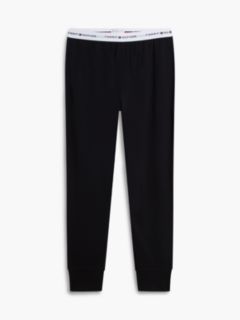 Signature Repeat Logo Cuffed Pyjama Bottoms — Black 5