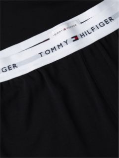 Signature Repeat Logo Cuffed Pyjama Bottoms — Black 6