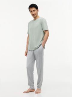 Signature Repeat Logo Cuffed Pyjama Bottoms — Grey 2