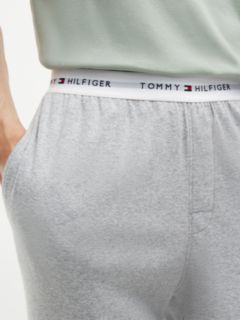 Signature Repeat Logo Cuffed Pyjama Bottoms — Grey 3