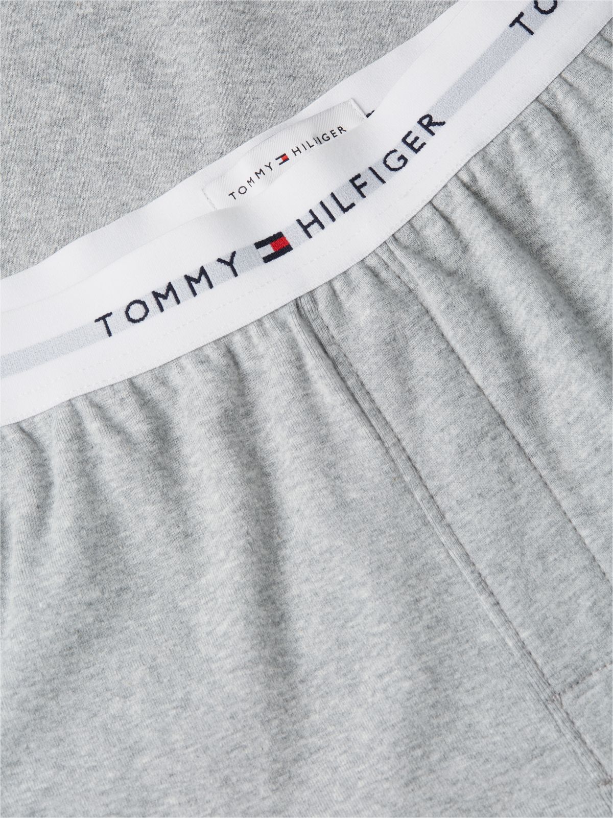 Signature Repeat Logo Cuffed Pyjama Bottoms — Grey