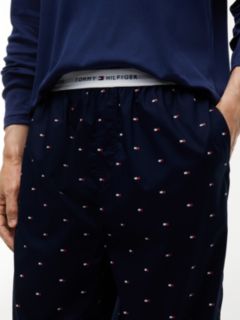 Signature Print Woven Pyjama Set — Beige 2