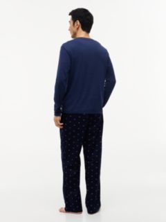 Signature Print Woven Pyjama Set — Beige 4