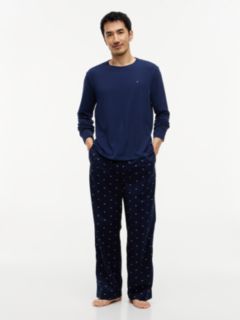 Signature Print Woven Pyjama Set — Beige 1