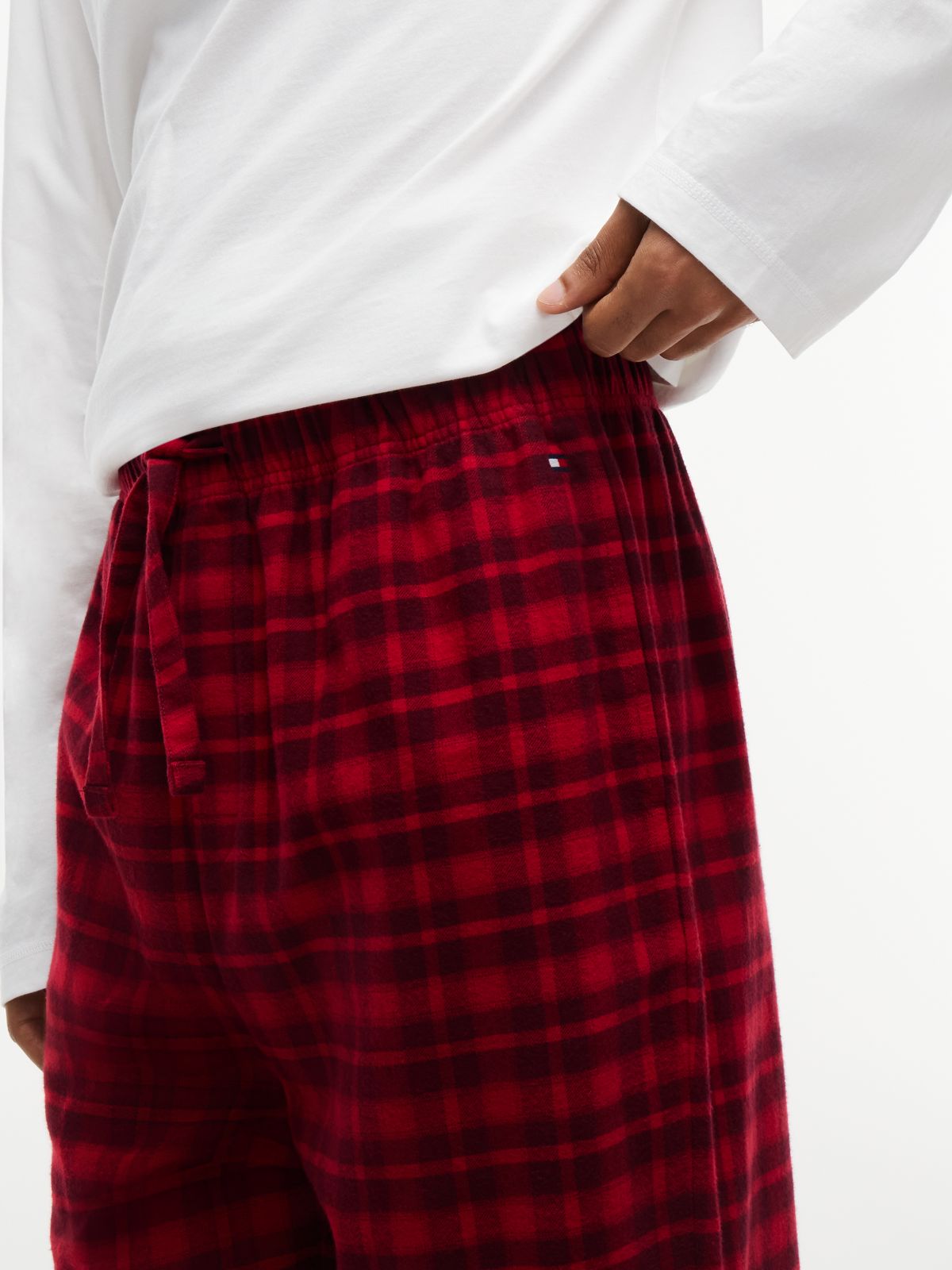 TH Original Twill Flannel Pyjama Bottoms — Red