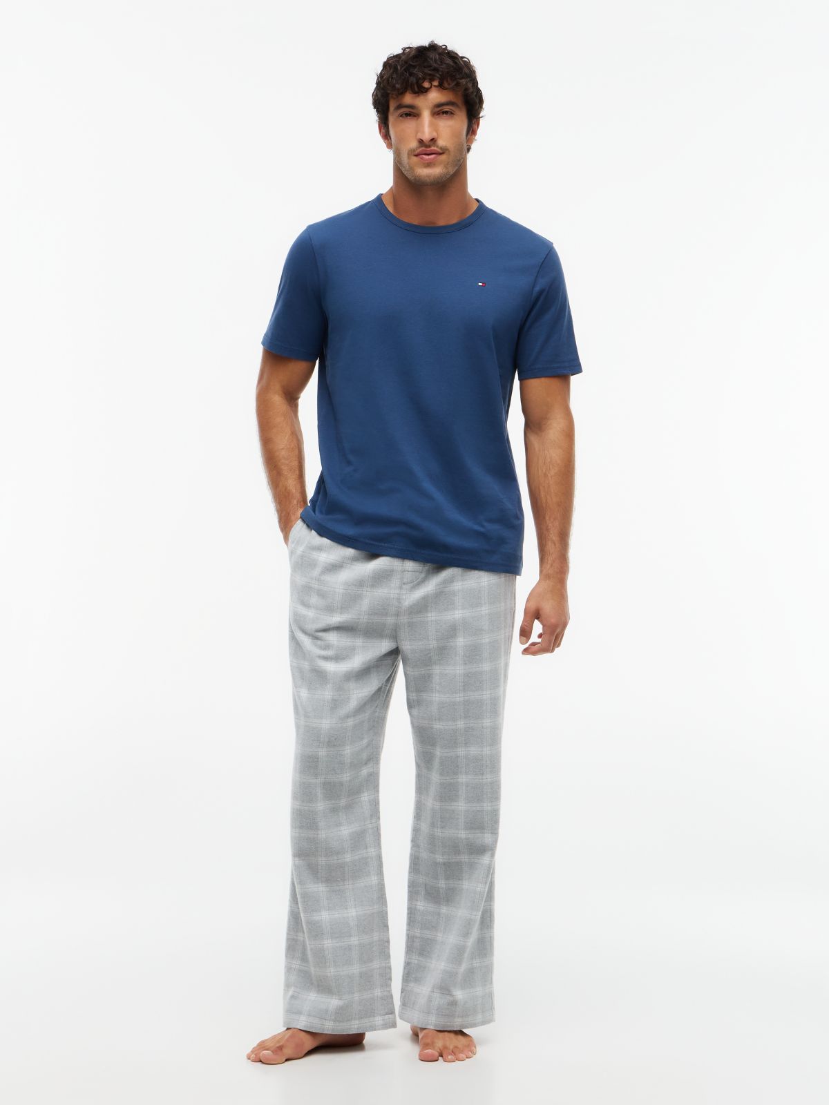 TH Original Twill Flannel Pyjama Bottoms — Red
