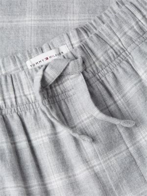 red th original twill flannel pyjama bottoms for men tommy hilfiger