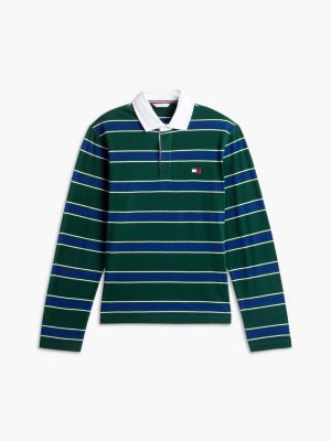 purple heritage rugby shirt pyjama set for men tommy hilfiger