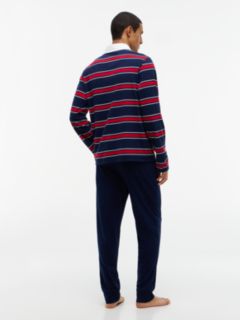 Heritage Rugby Shirt Pyjama Set — Purple 4