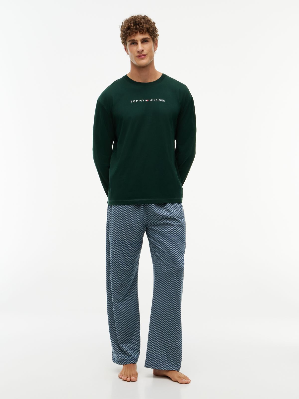 TH Original Long Sleeve Lounge T-Shirt — Green