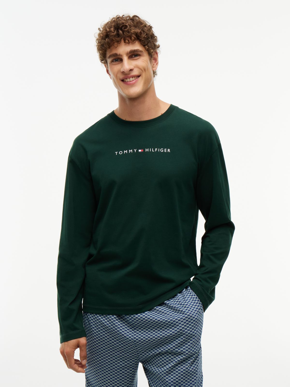 TH Original Long Sleeve Lounge T-Shirt — Green