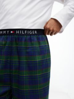 TH Original Logo Flannel Pyjama Bottoms — Blue 3