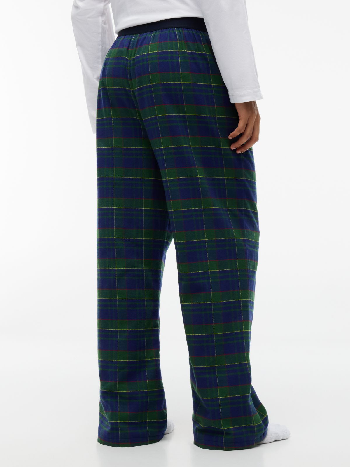 TH Original Logo Flannel Pyjama Bottoms — Blue