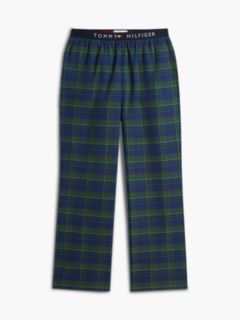 TH Original Logo Flannel Pyjama Bottoms — Blue 5
