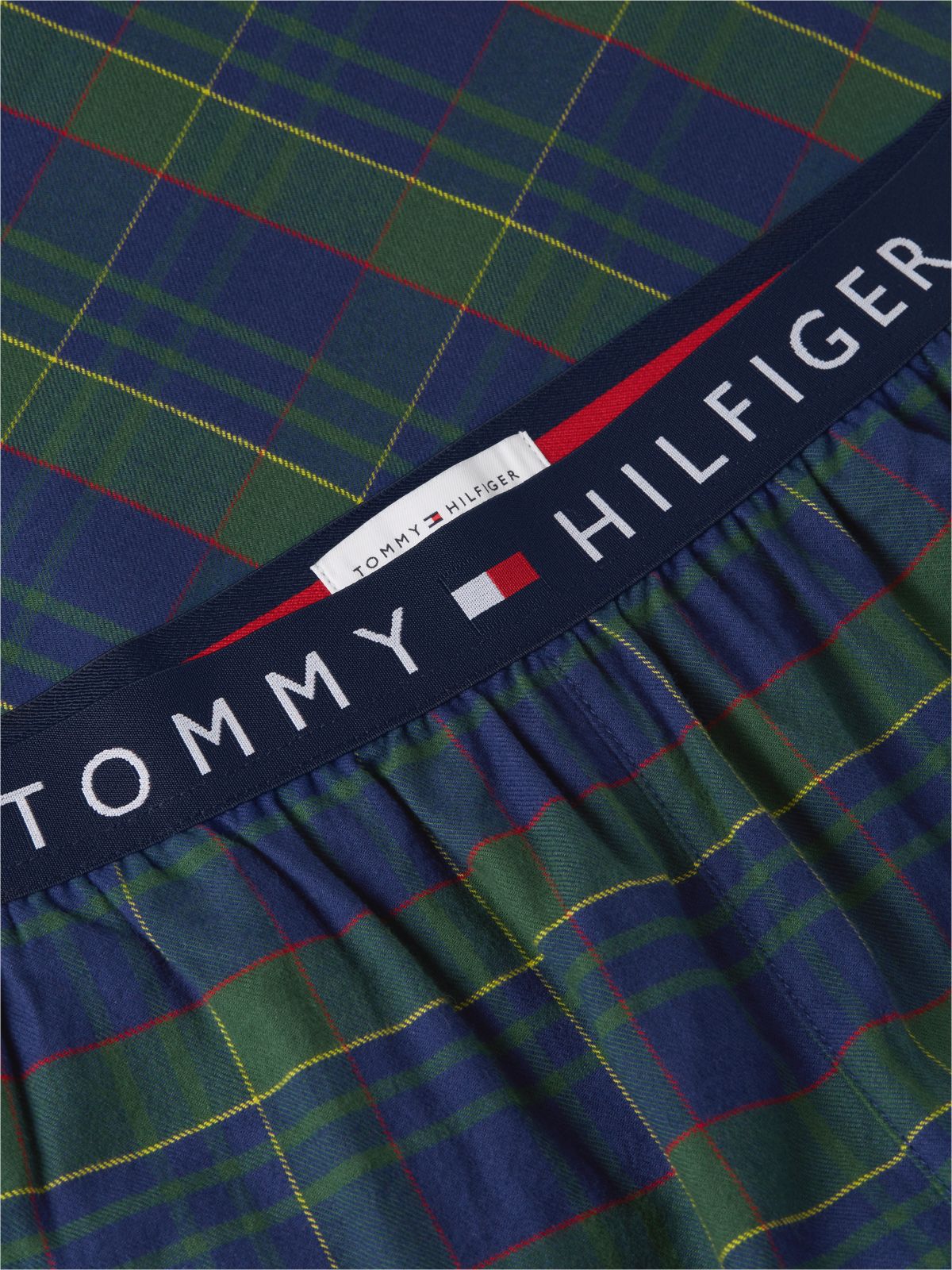 TH Original Logo Flannel Pyjama Bottoms — Blue