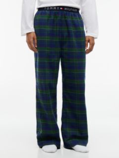 TH Original Logo Flannel Pyjama Bottoms — Blue 1