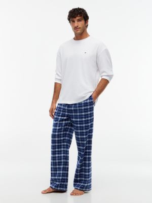 purple th original waffle knit pyjama set for men tommy hilfiger