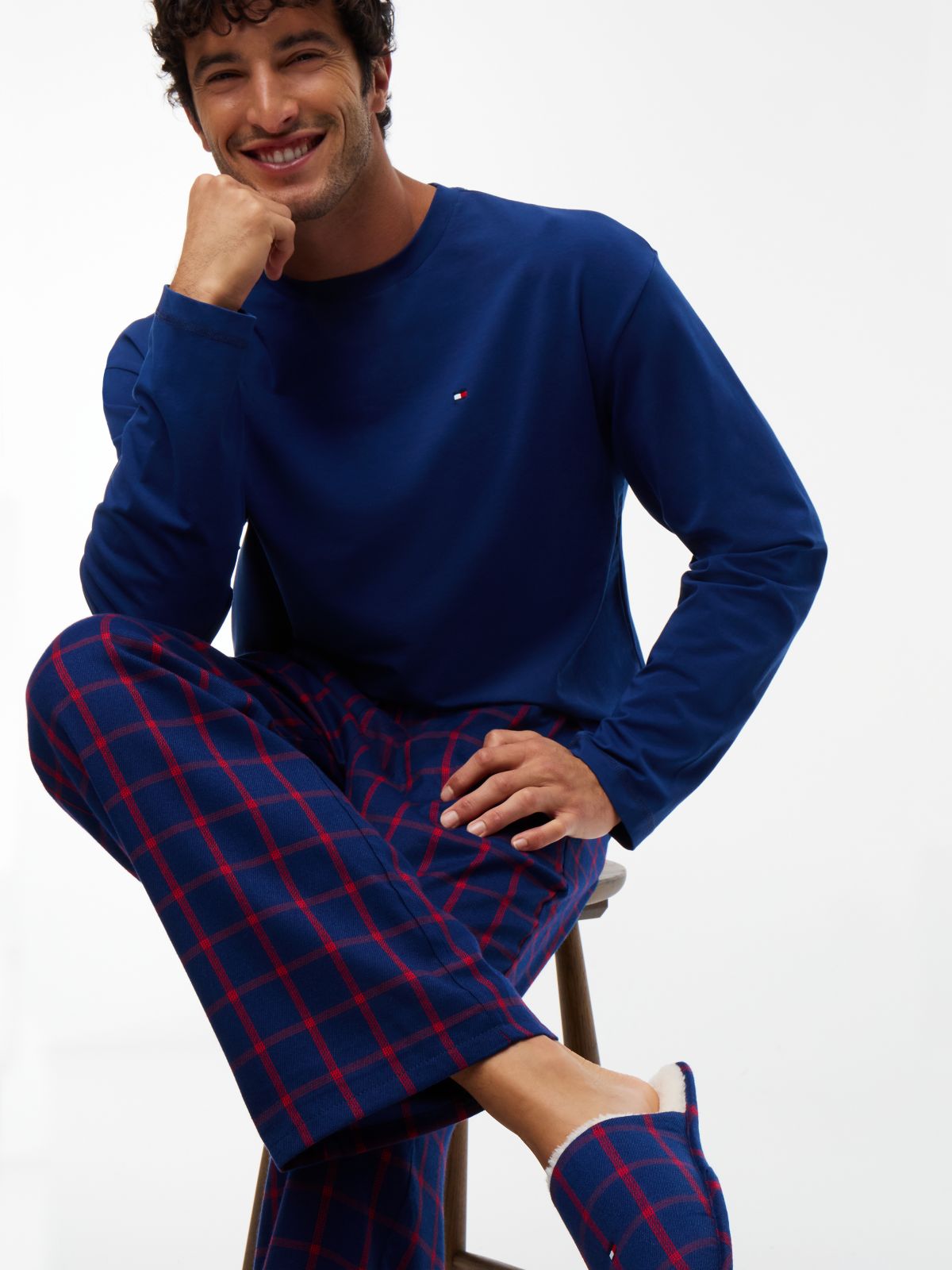 TH Original Pyjama And Slippers Gift Box — Purple