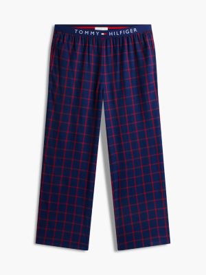 set regalo original con pigiama e slippers viola da uomini tommy hilfiger