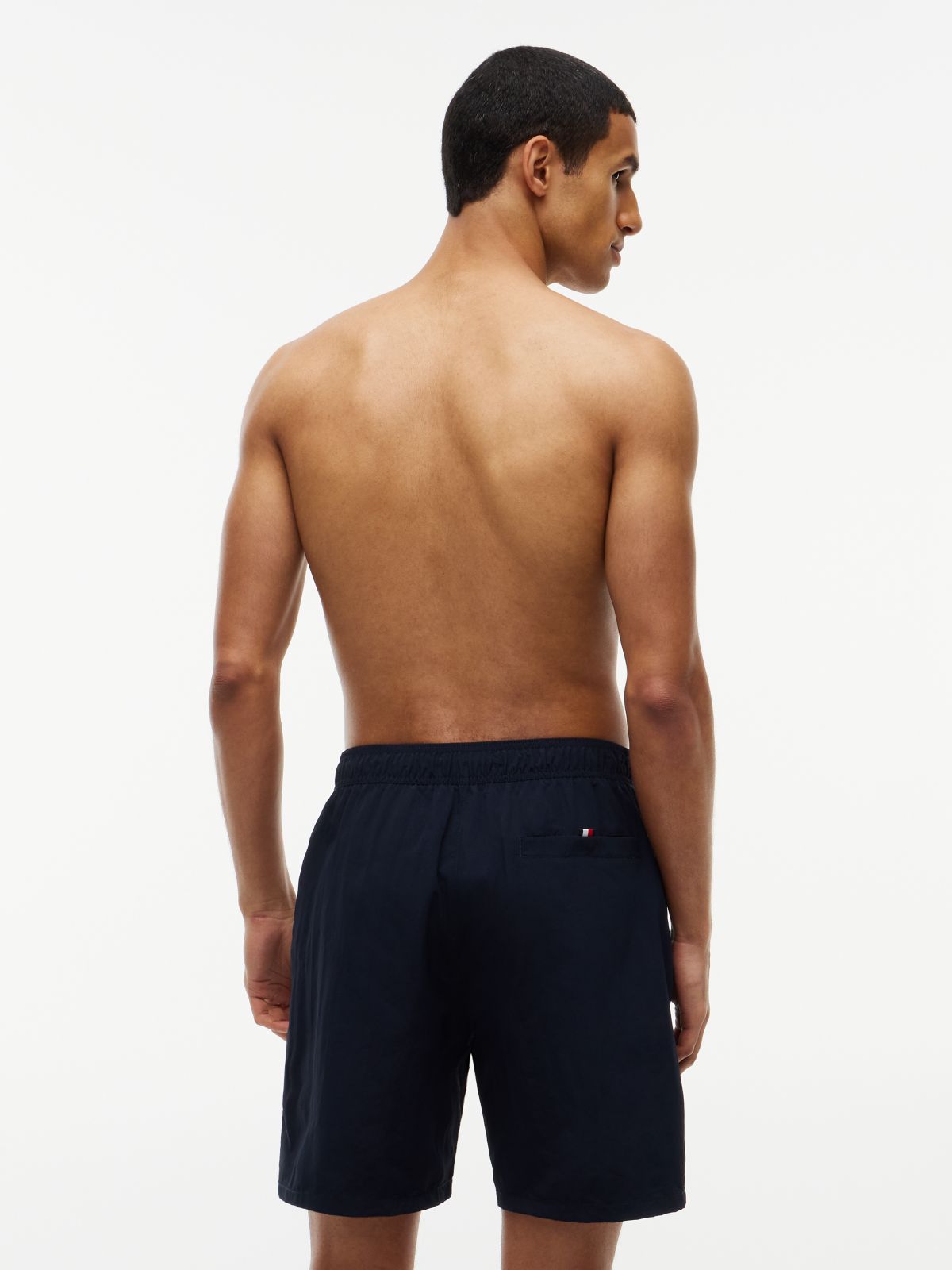 Original Logo Long Length Swim Shorts — Blue
