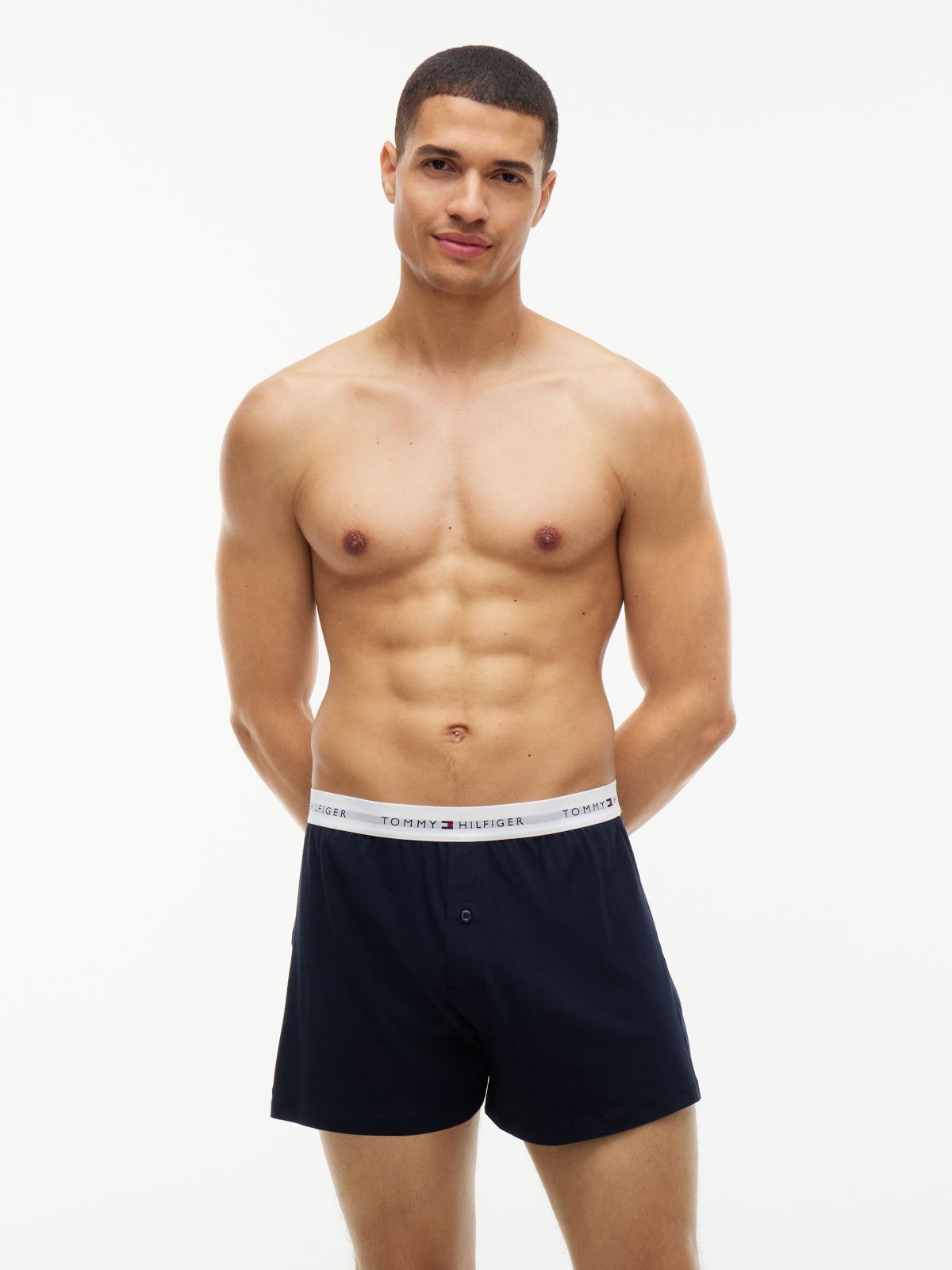 2-Pack Signature Logo Print Loose Boxer Shorts — Multi