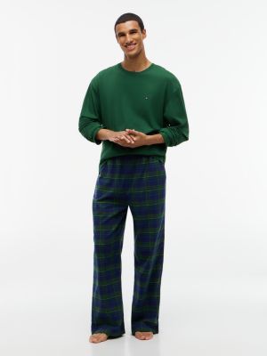 purple th original jersey flannel pyjama gift set for men tommy hilfiger