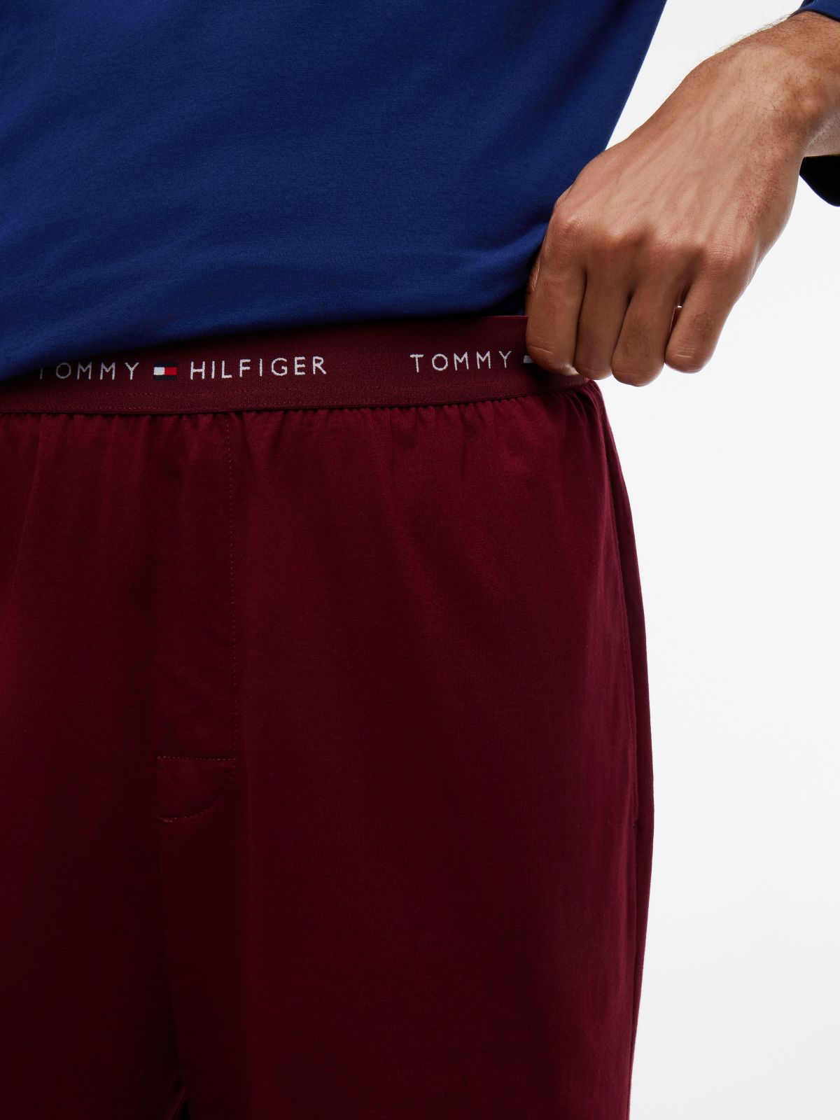 Signature Logo Waistband Pyjama Set — Purple