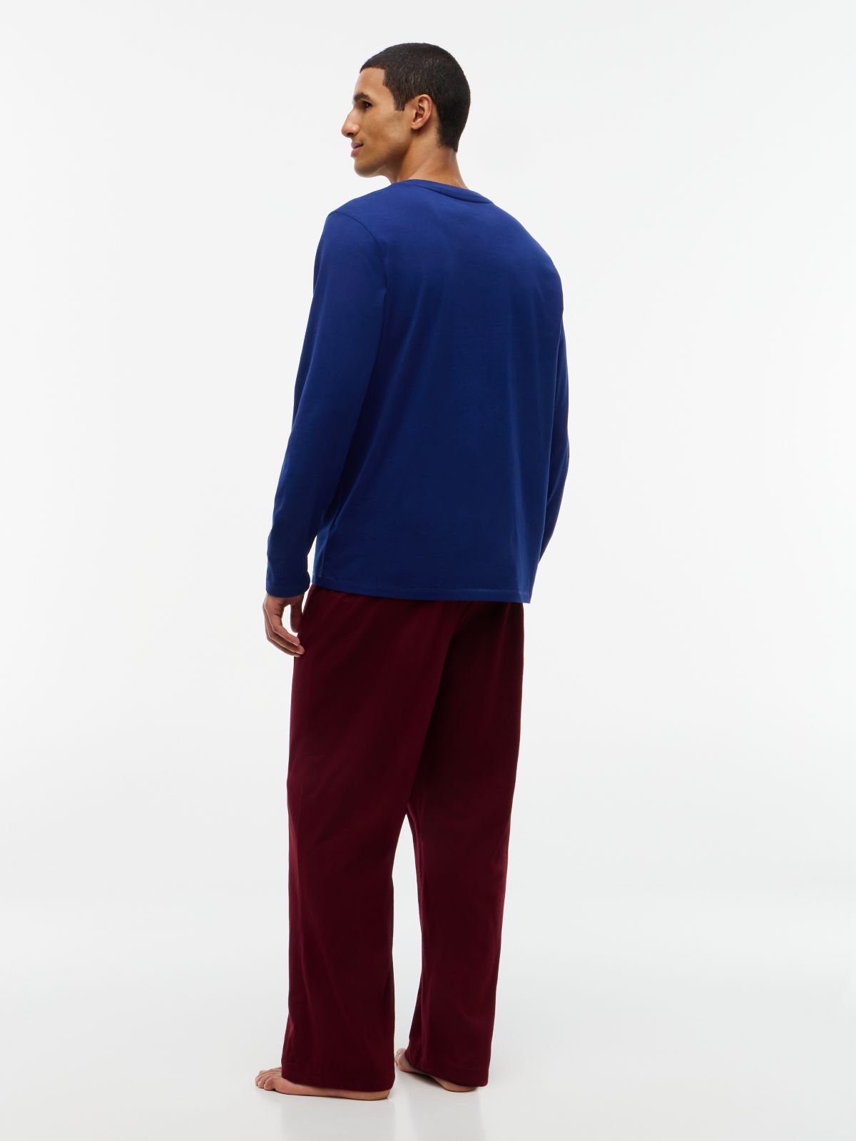 Signature Logo Waistband Pyjama Set — Purple