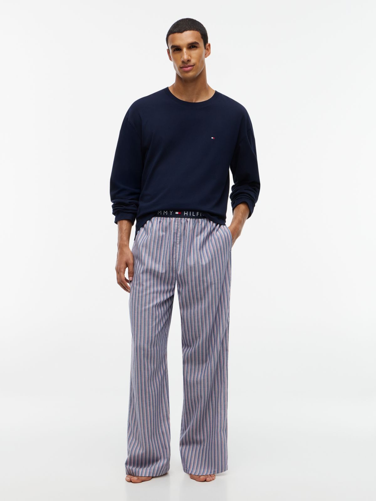 TH Original Woven Pyjama Set — Purple